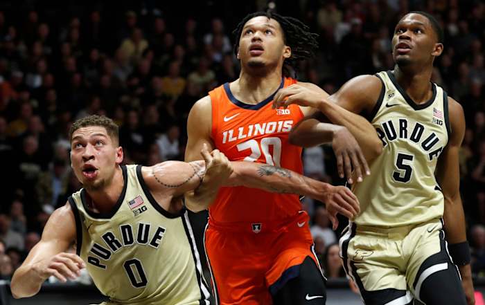 Brandon Newman and Mason Gillis agaisnt illinois